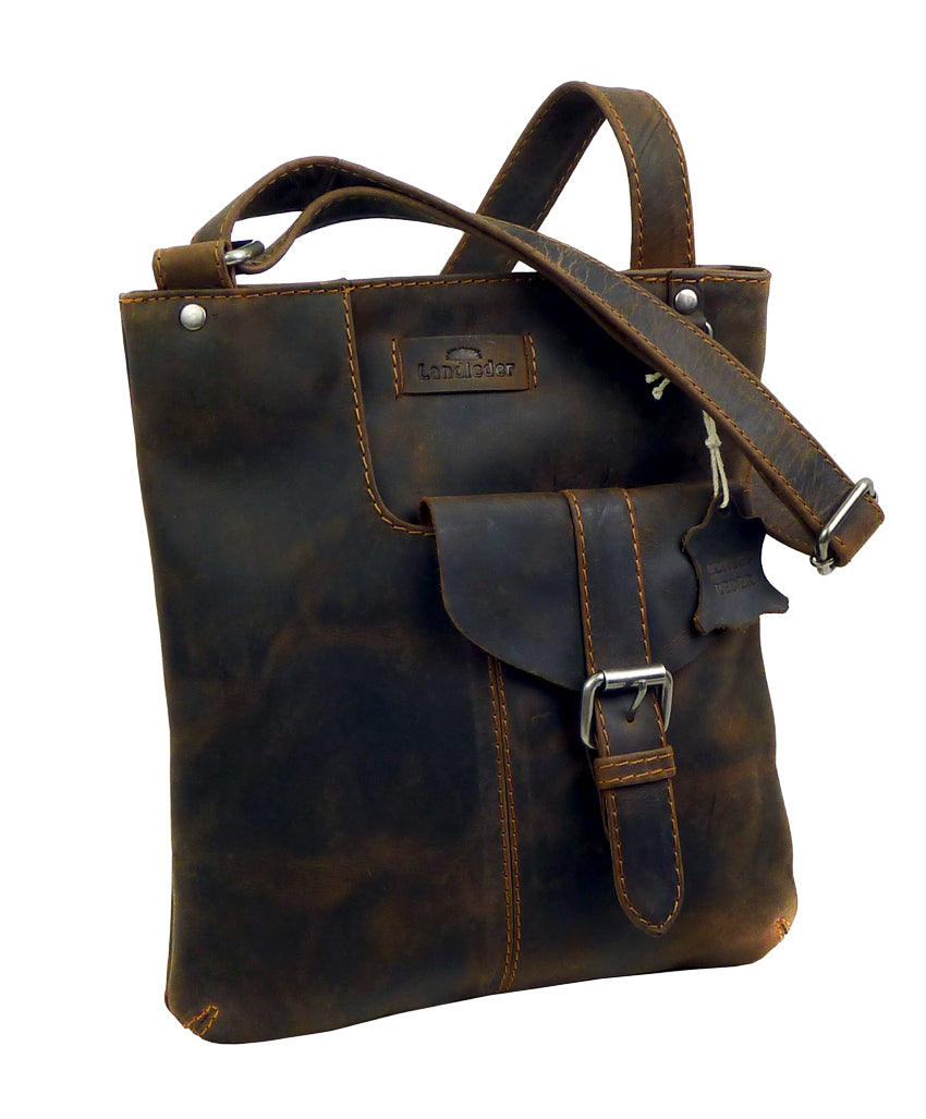 Cross-Casualbag Leder Handtasche old-school vintage unisex LANDLEDER