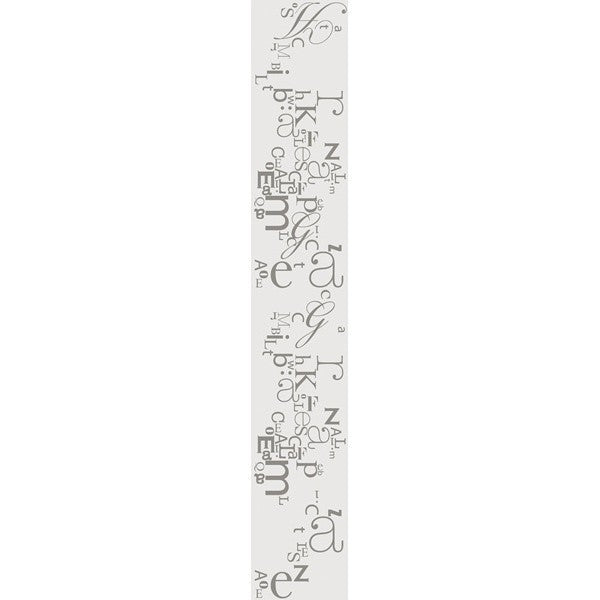 Schal BUCHSTABEN Poesieschal - Räder Design