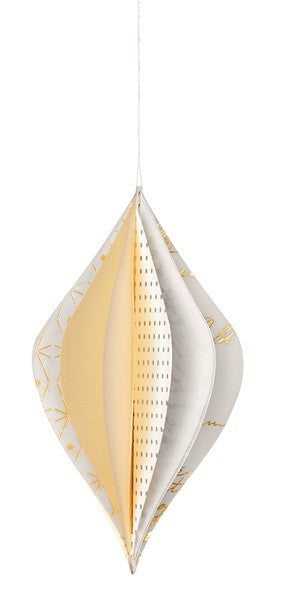 Papierornament "Schrift" groß Weihnachtszauber - Räder Design