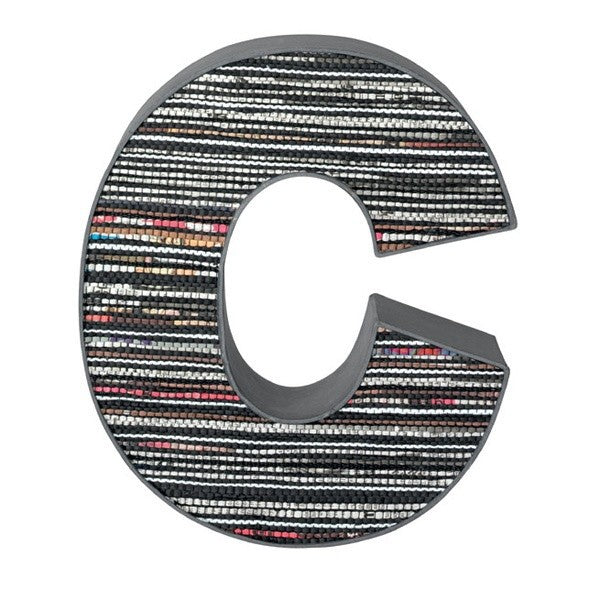 Papierbuchstaben A, B oder C 26 cm