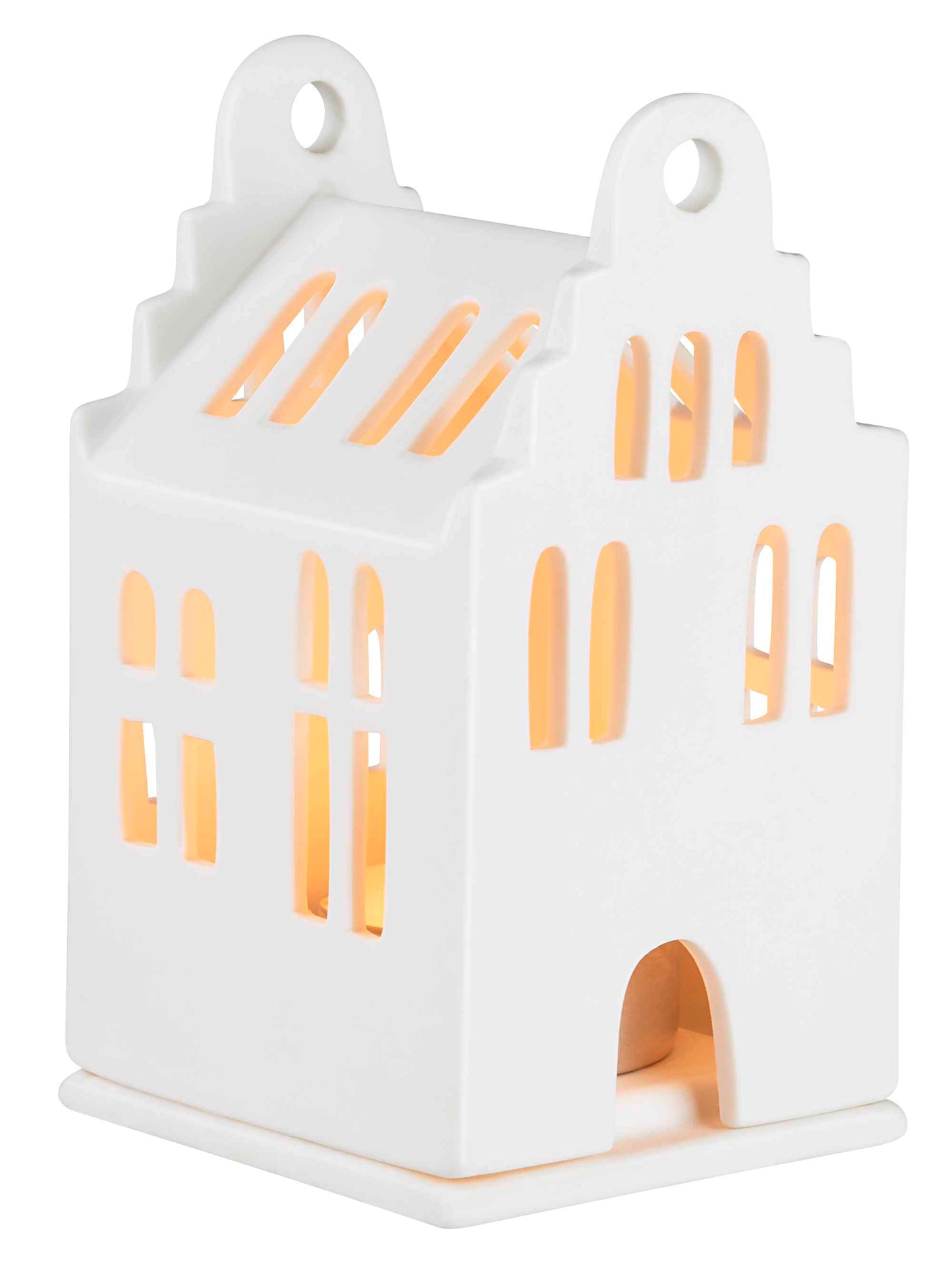 Mini Lichthaus "Giebelhaus" 6x6,5x11cm - Räder Design