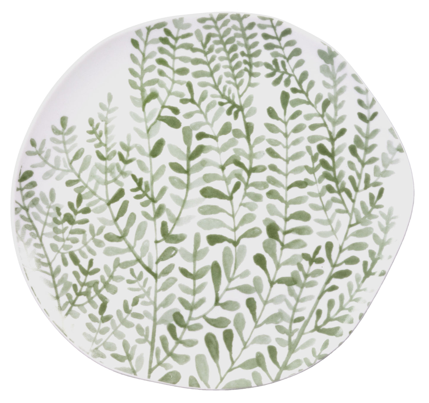 Dining Mix & Match Teller mittel "Ranken" grün - Räder Design