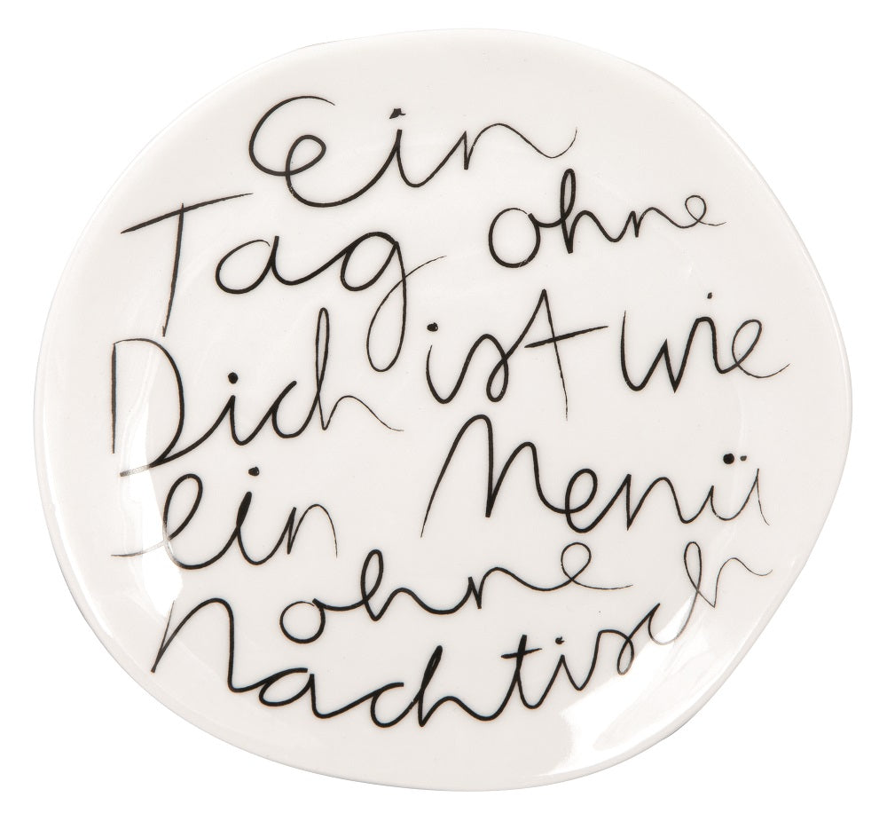 Frühstücksteller Mix & Match Teller " Ein Tag ohne Dich" - Räder Design
