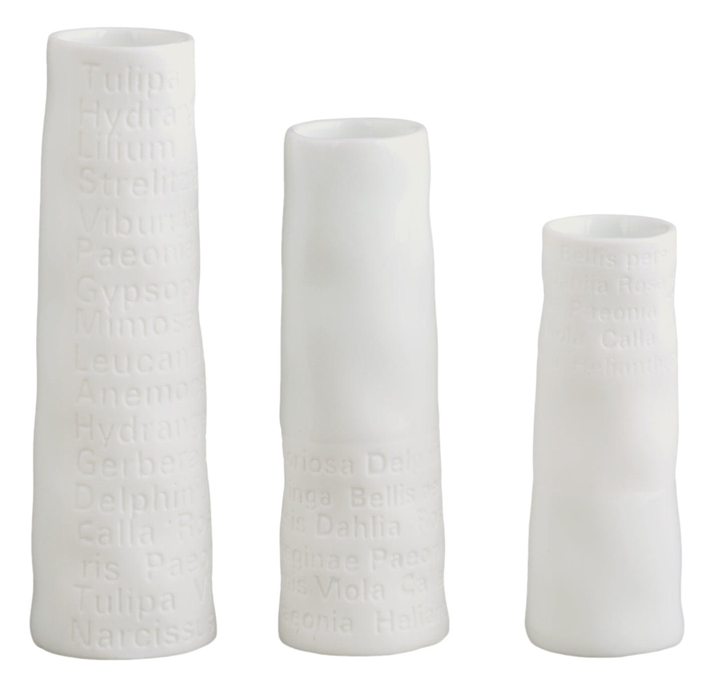 Raumpoesie Minivasen 3er Set - Räder Design
