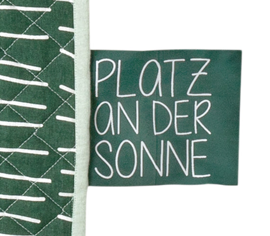 Outdoor Decke Picknickdecke Stranddecke "Platz an der Sonne" - Räder Design