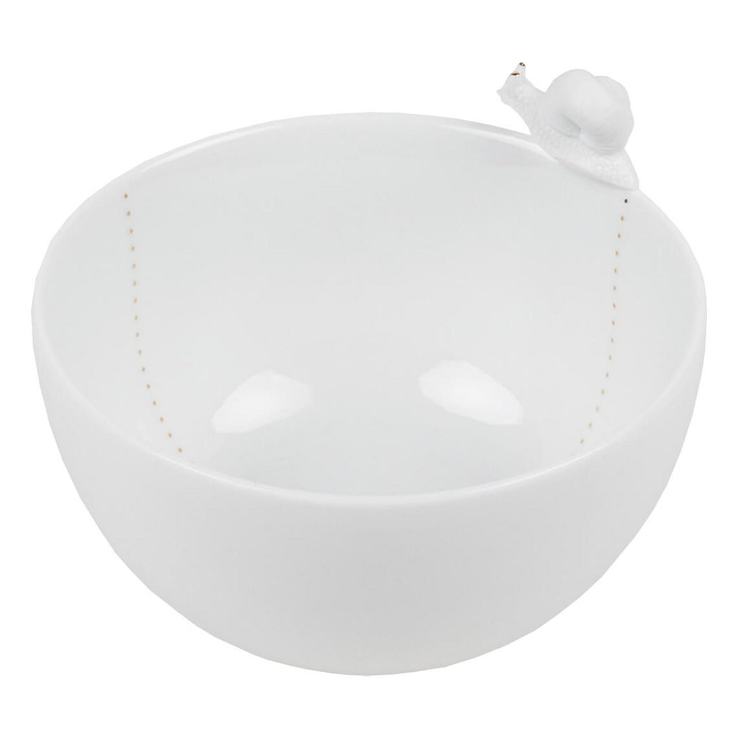 Dining Porzellangeschichten Schale Schnecke Ø 9 cm Räder Design