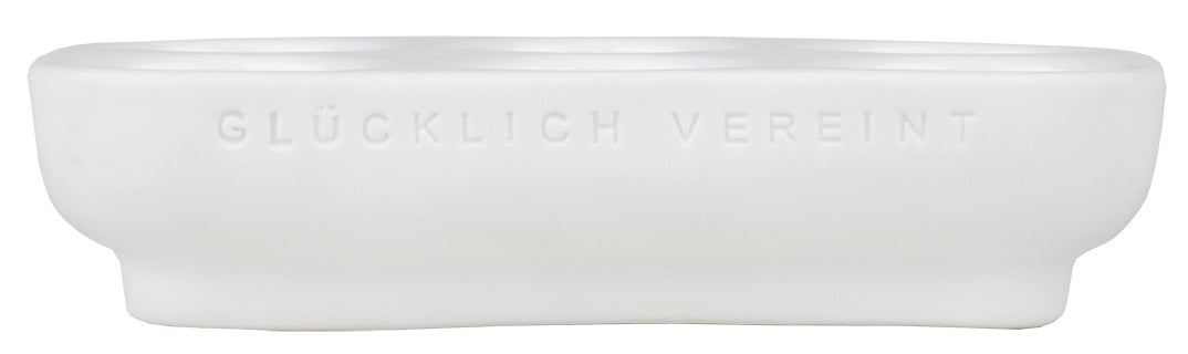 Eiertablett "GLÜCKLICH VEREINT"