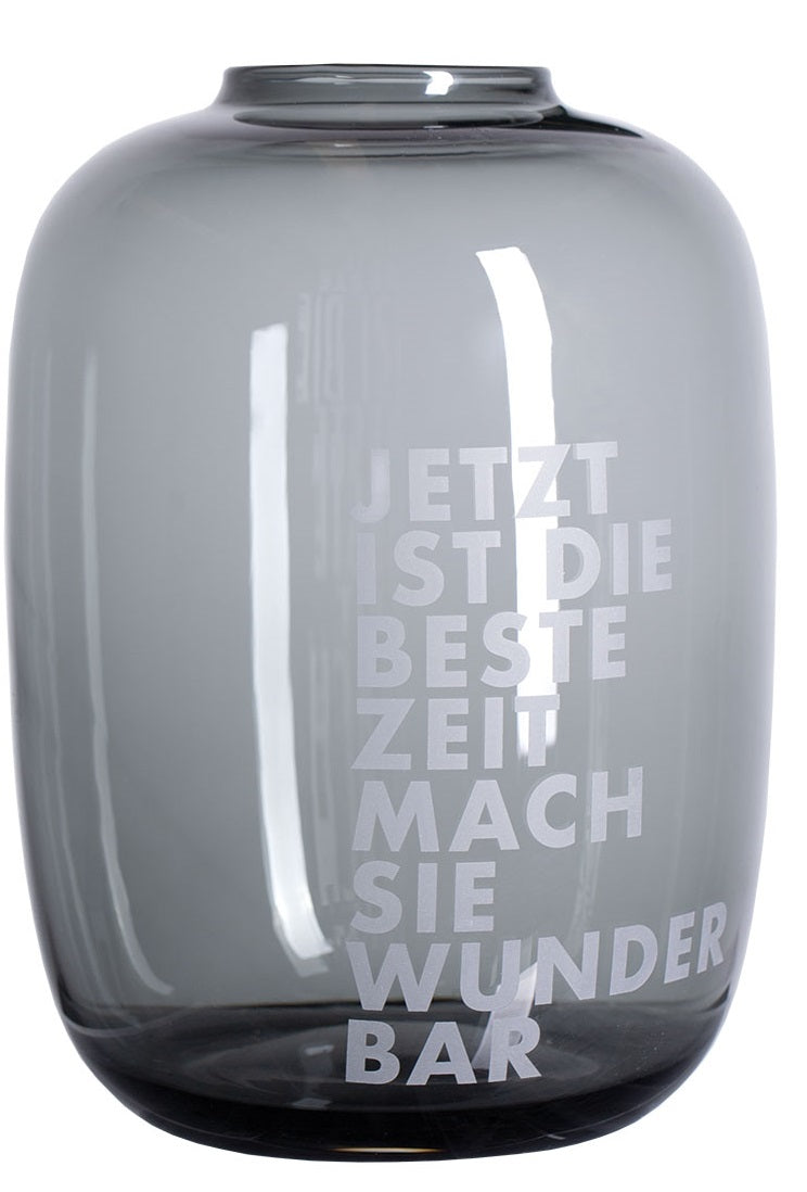 Glasvase Beste Zeit Räder Design