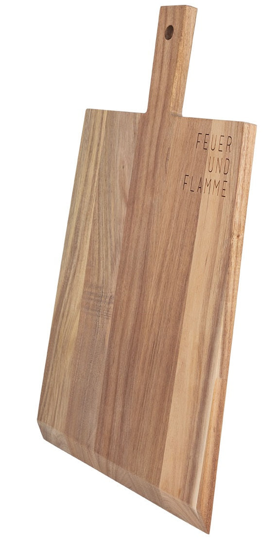 Küchenbrett "Feuer und Flamme" Räder Design