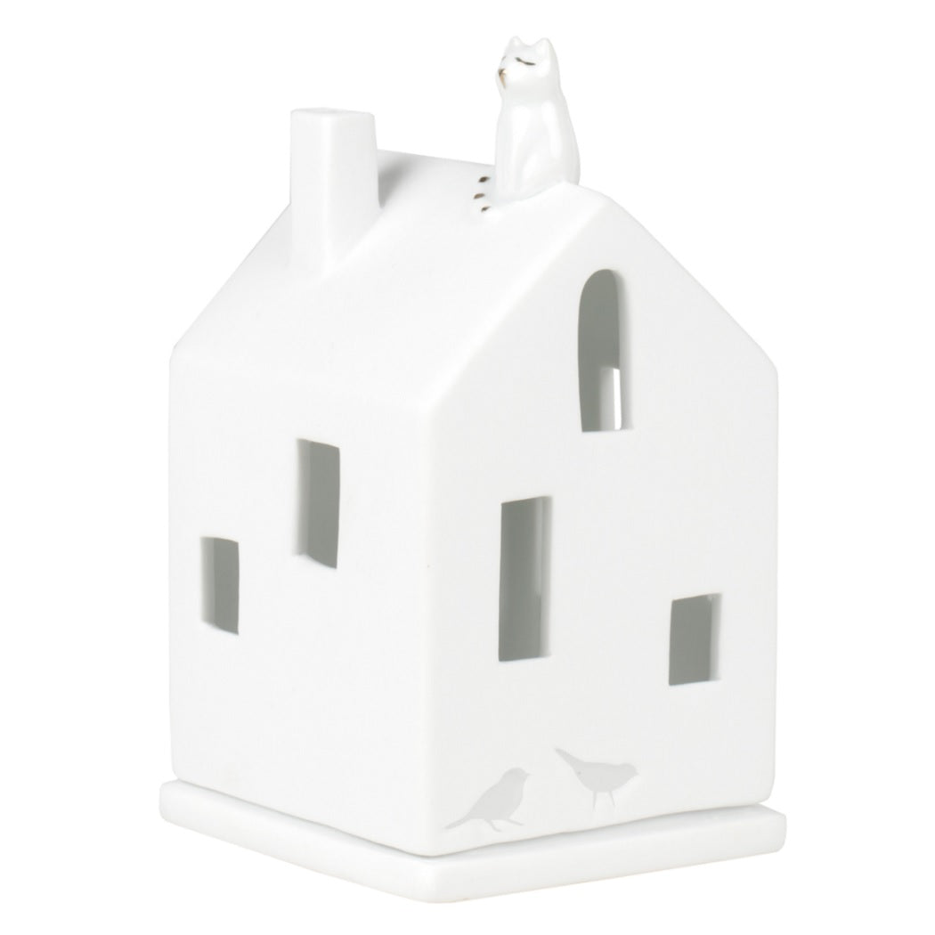 Porzellangeschichten Lichthaus Katze Räder Design