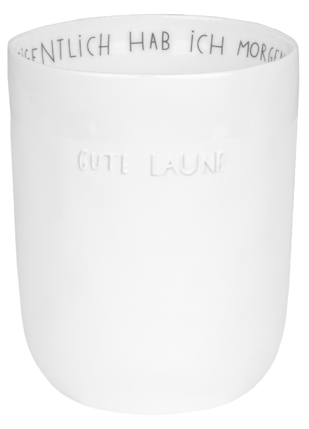 Dining Breakfast Becher "gute Laune" 400 ml - Räder Design