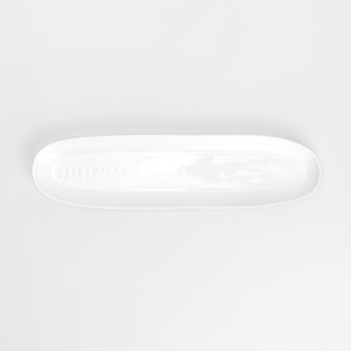 Servierplatte "Geschmacksträger" Porzellan Dekoration - Räder Design