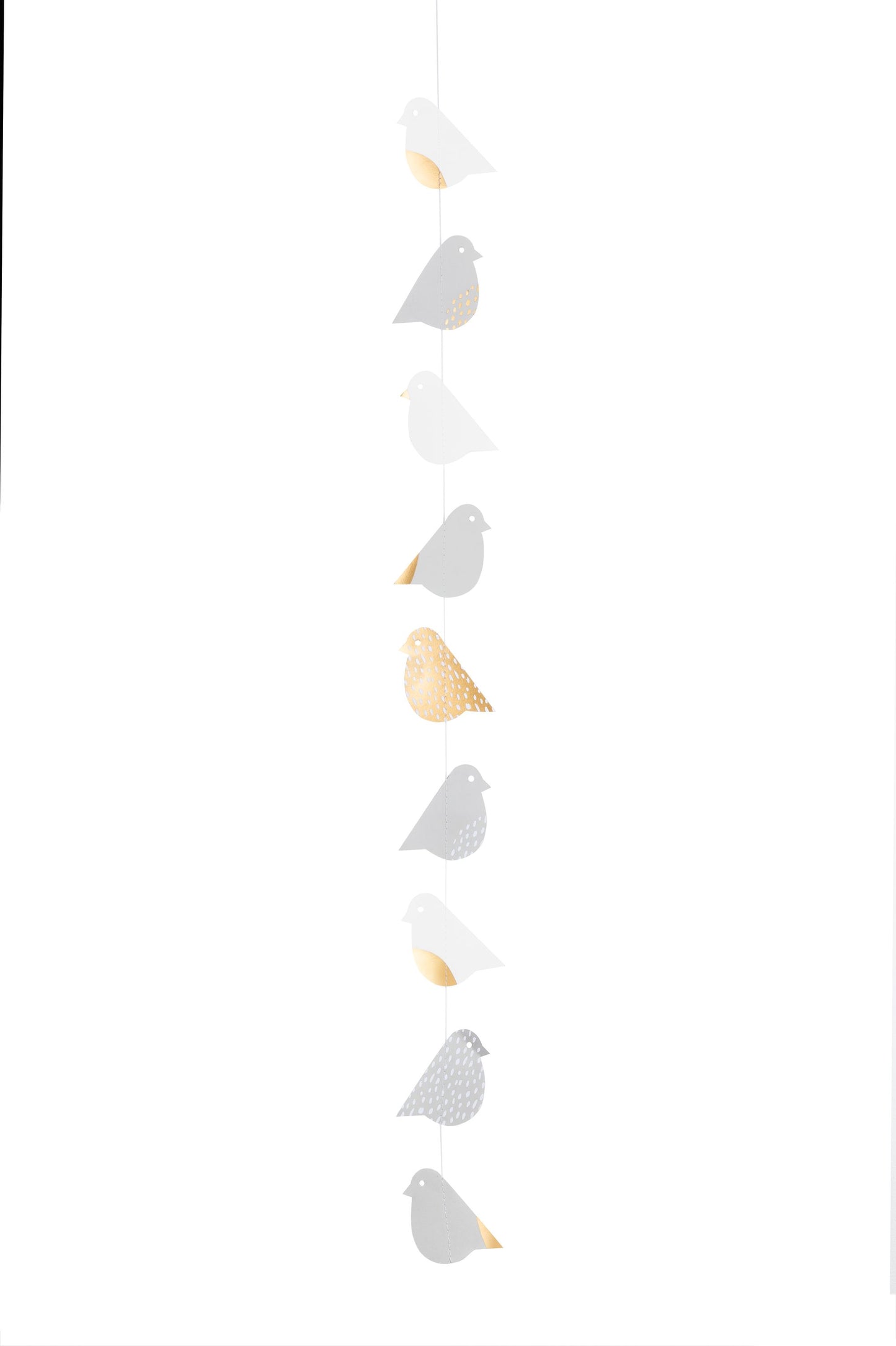 Piepmatzkette "lang" Dekokette Wanddekoration - Räder Design
