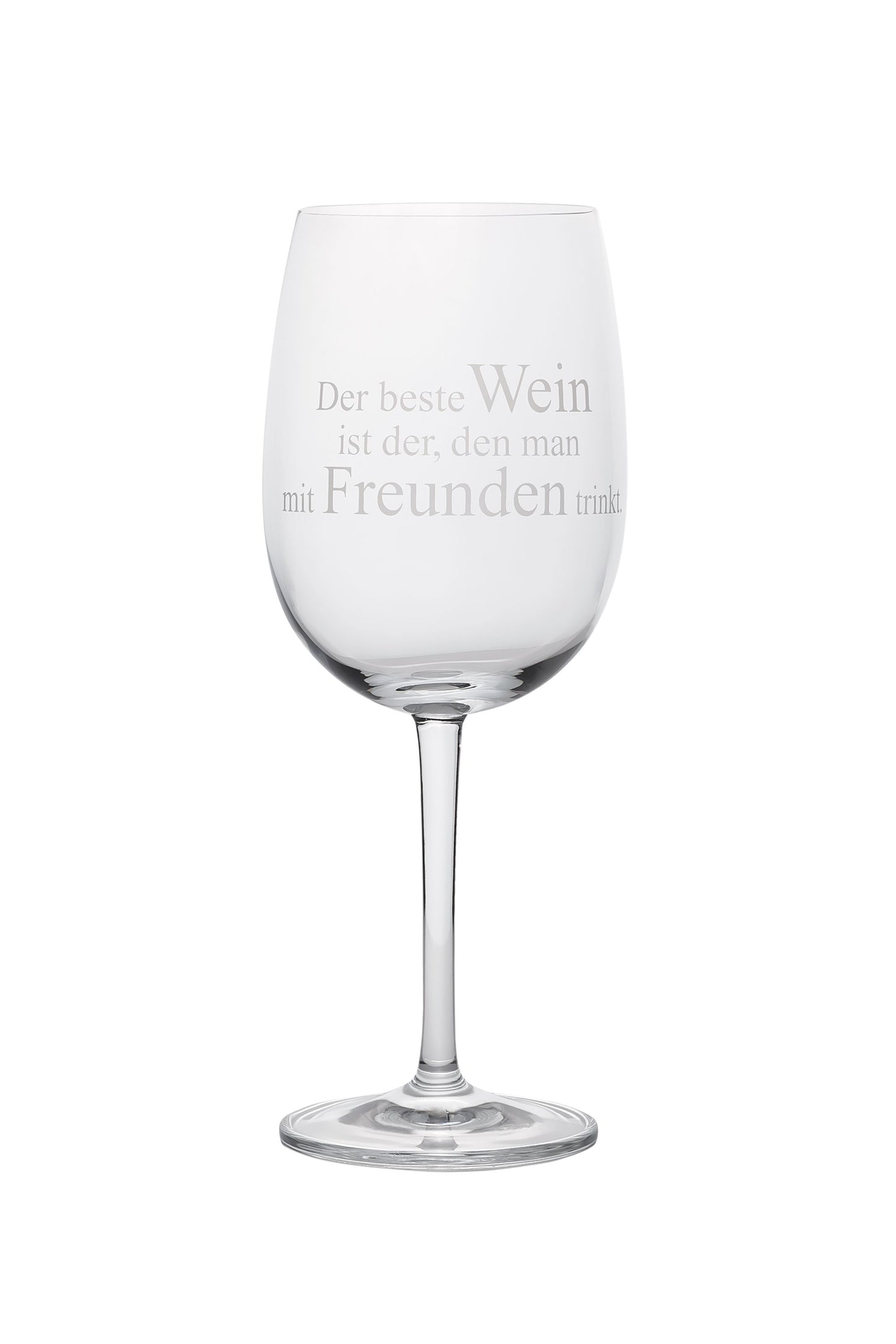 Weinglas "der beste Wein" - Räder Design