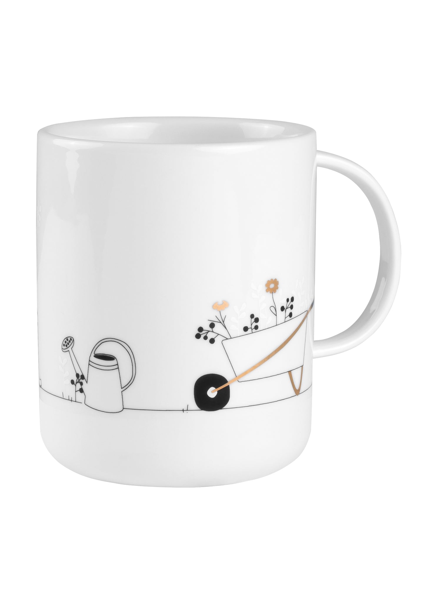 Geschenktasse "Garten" Kaffeetasse Teetasse - Räder Design