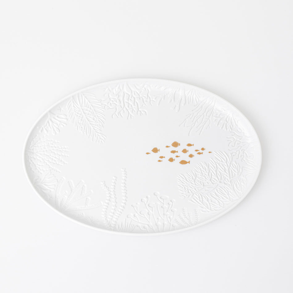 Teller Servierteller "Fische" Porzellan - Räder Design
