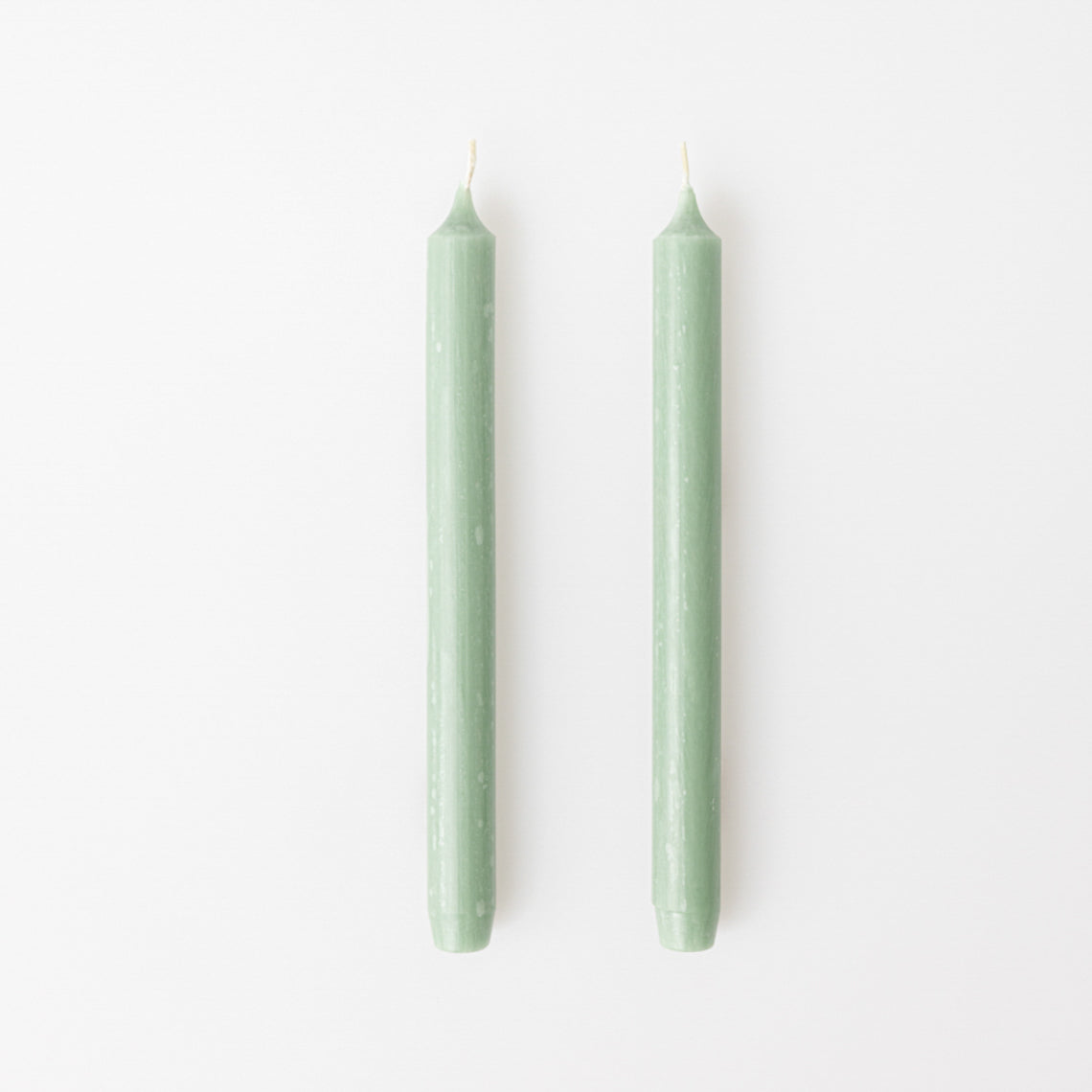 2er Set Wachskerzen Stabkerzen "lindgrün/mint" Ø 2,2 cm - Räder Design