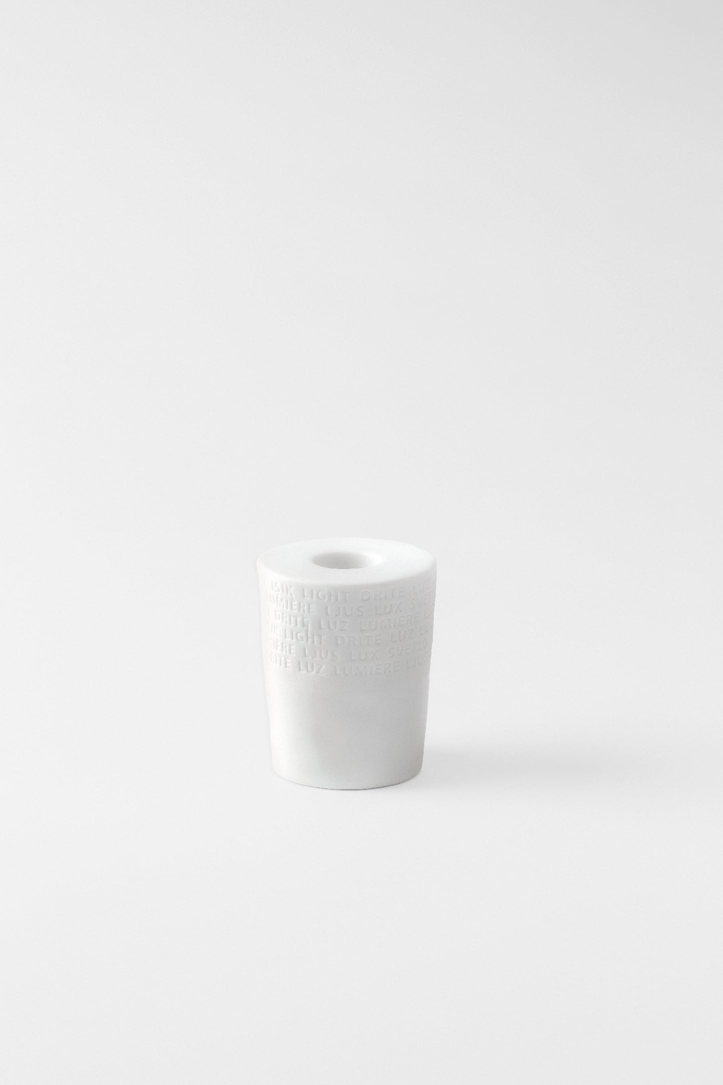 Raumpoesie Kerzenhalter "lang" Kerzenständer Porzellan Ø 6 cm - Räder Design