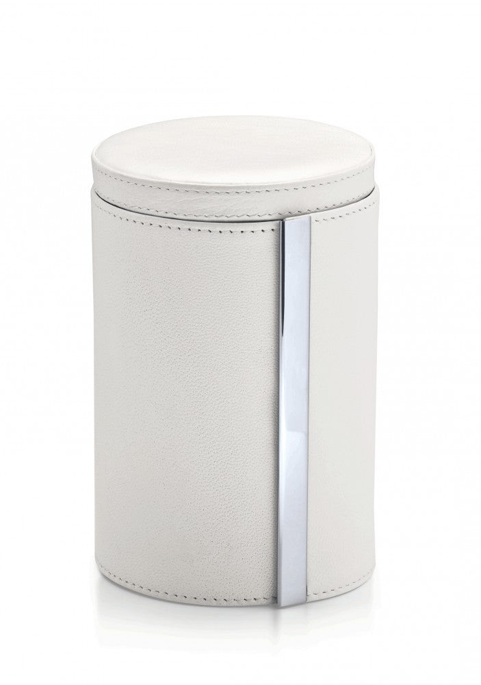 DONATELLA Schmuckbox Leder weiß