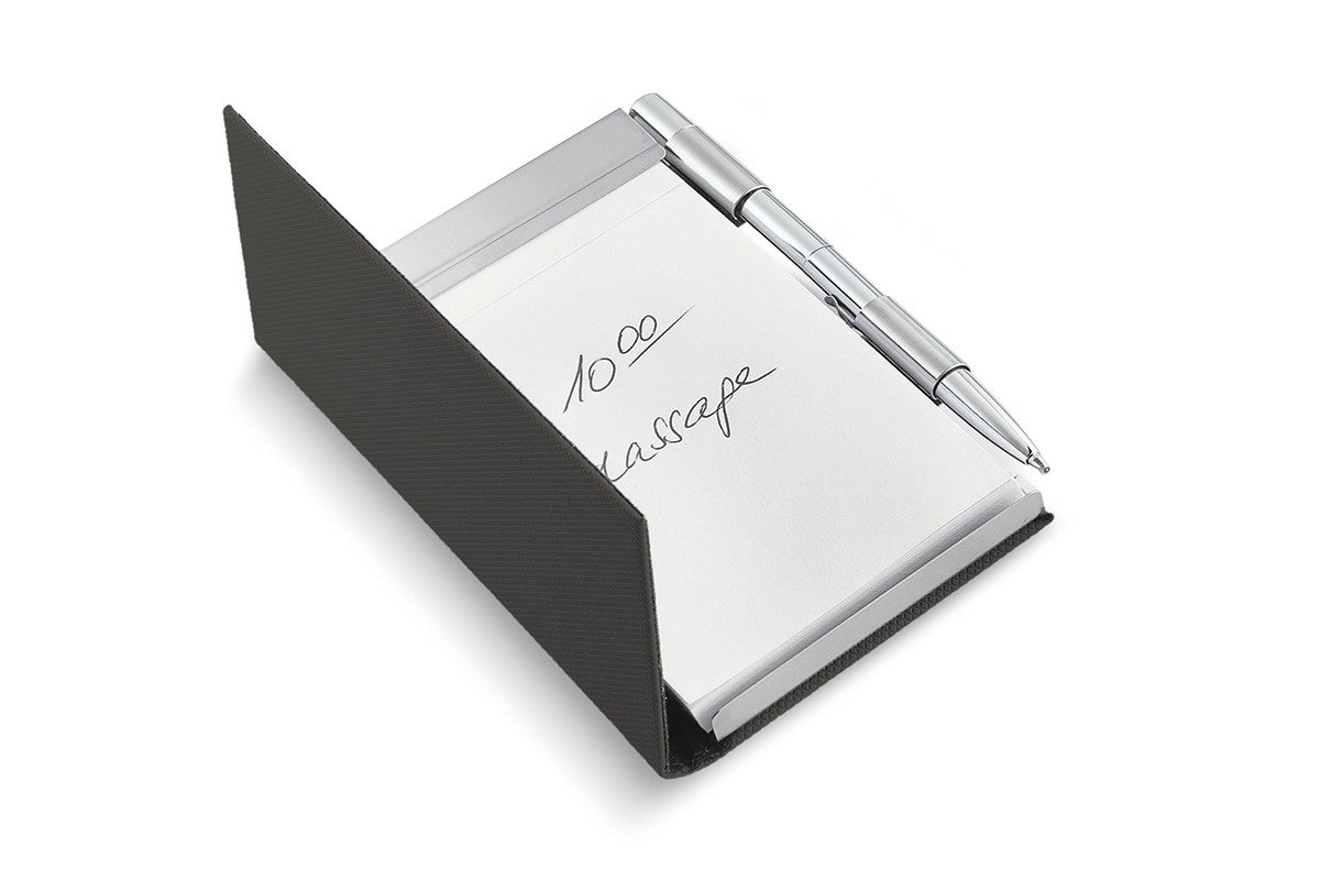 Philippi Todd Notizbuch, mit Stift PU, Edelstahl, gebürstet