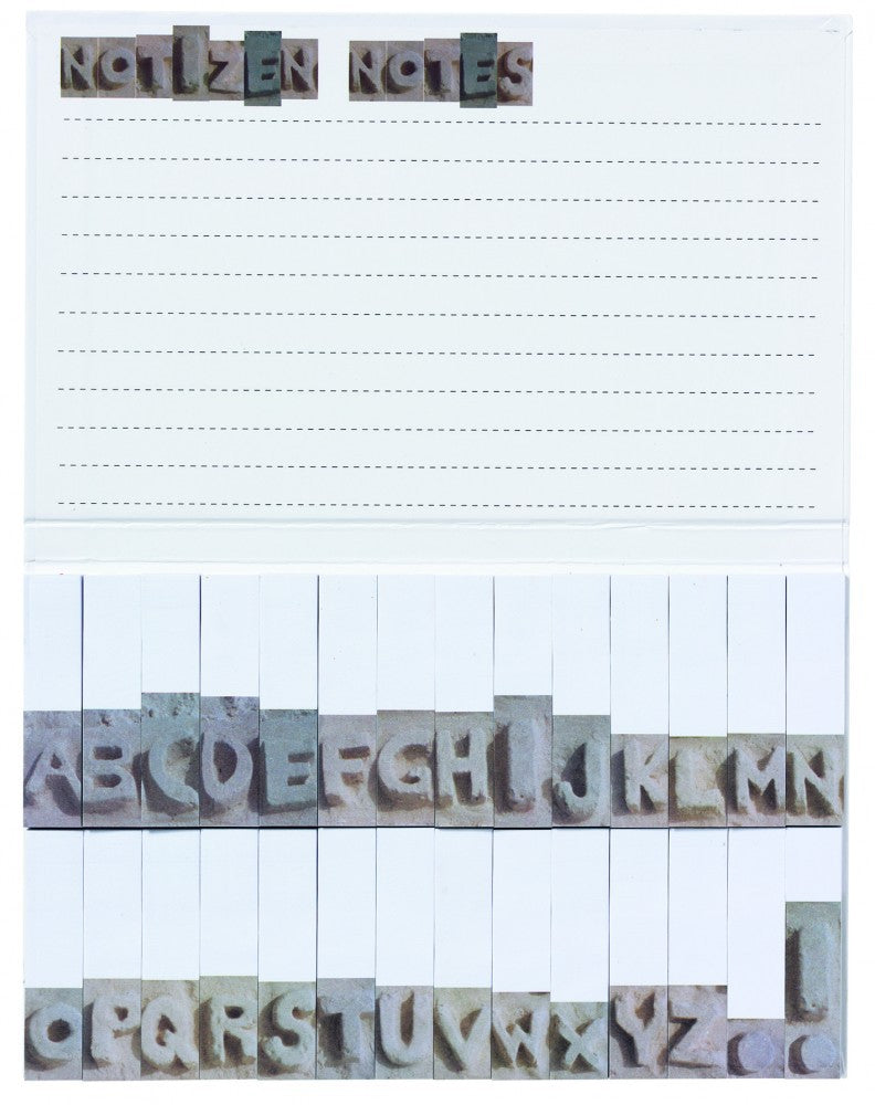 ABC Memos "Sand" Notizabrisszettel selbstklebend A-Z