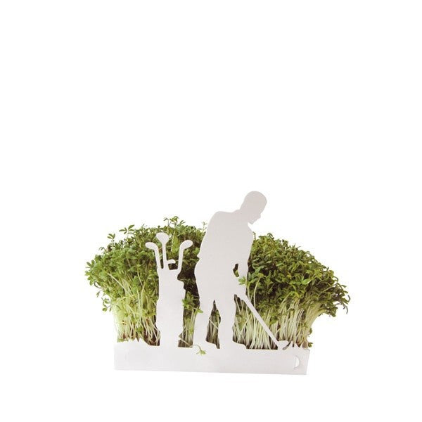Kressegarten Karte GOLFER inkl. Kressesamen