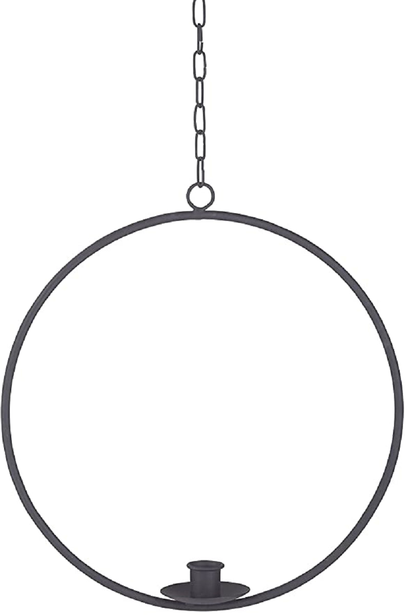 Gift Company Kerzenhalter Ring Eisen Ø 45 cm schwarz - Gift Company