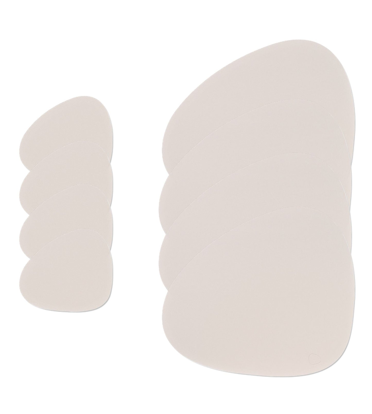 Tischset 8tlg. Curve L (4 Tischsets + 4 Glasuntersetzer) - LindDNA..