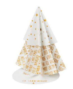 WEIHNACHTSBOTSCHAFT Tischdekoration Weihnachten Weihnachtsdeko 6er Set Räder