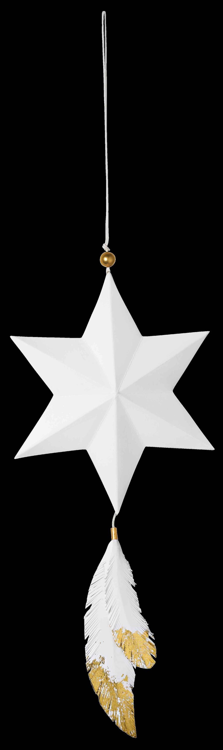 Papierornament Dekohänger gold L45cm - Räder Design