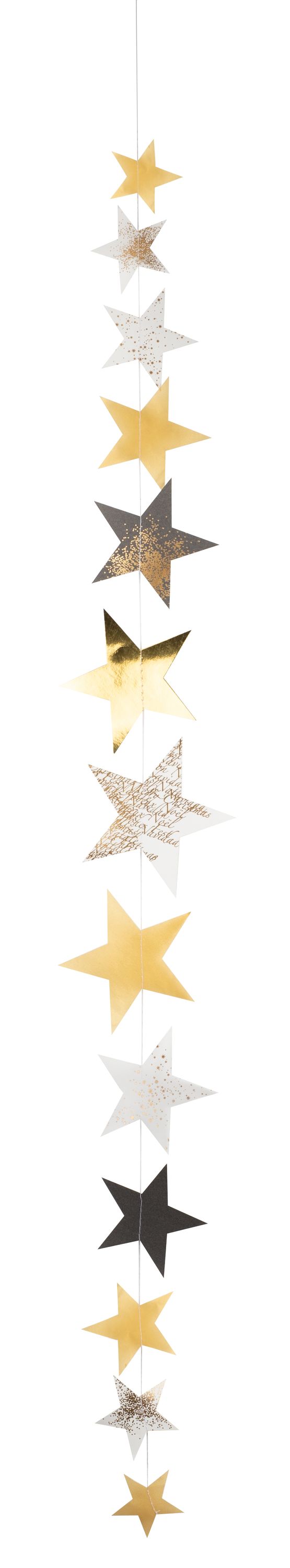 Taumelnde Sterne Dekokette Weihnachtskette - Räder Design