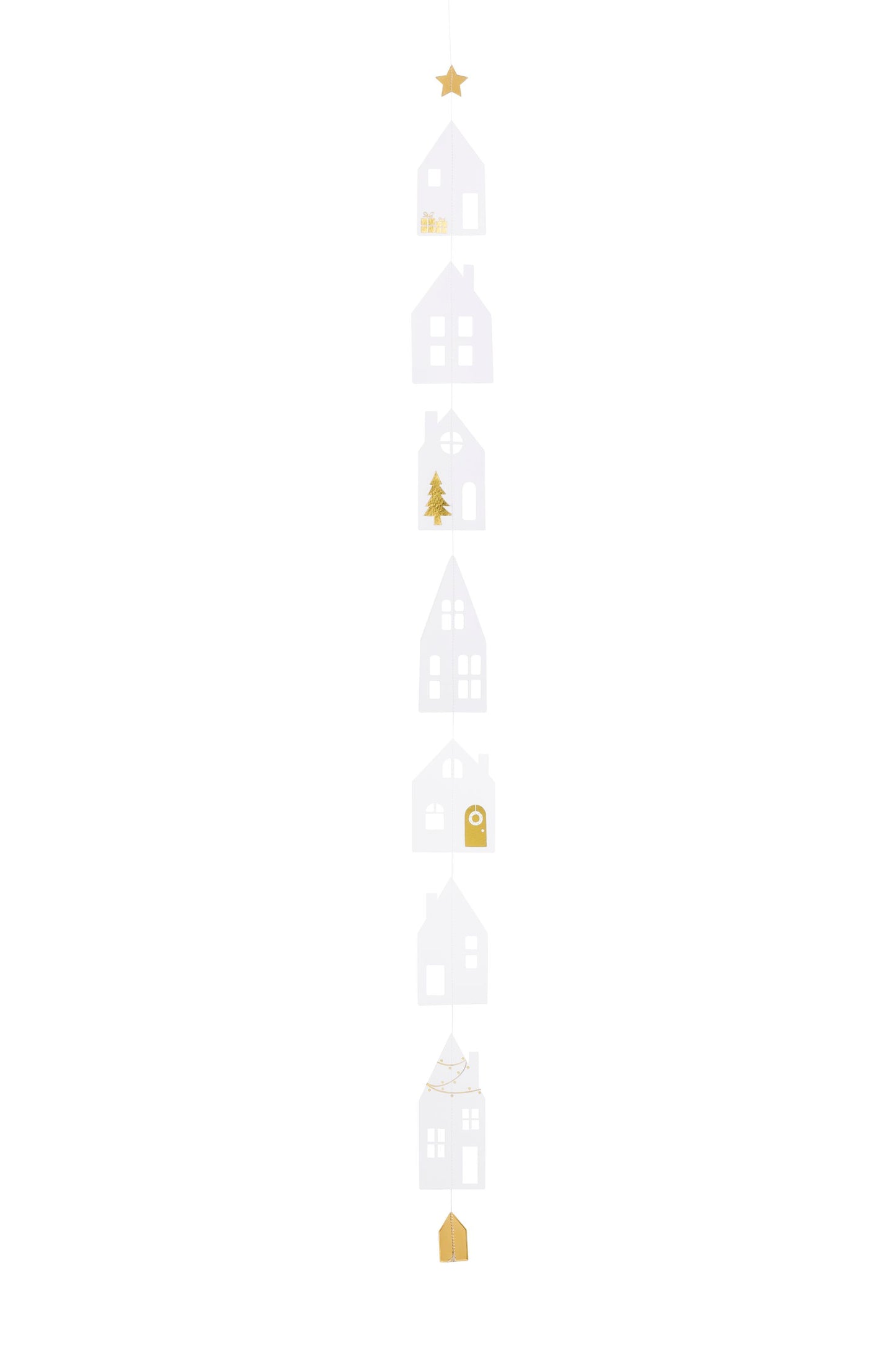 Christbaumschmuck Häuschenkette "Winterstadt" lang - Räder Design...