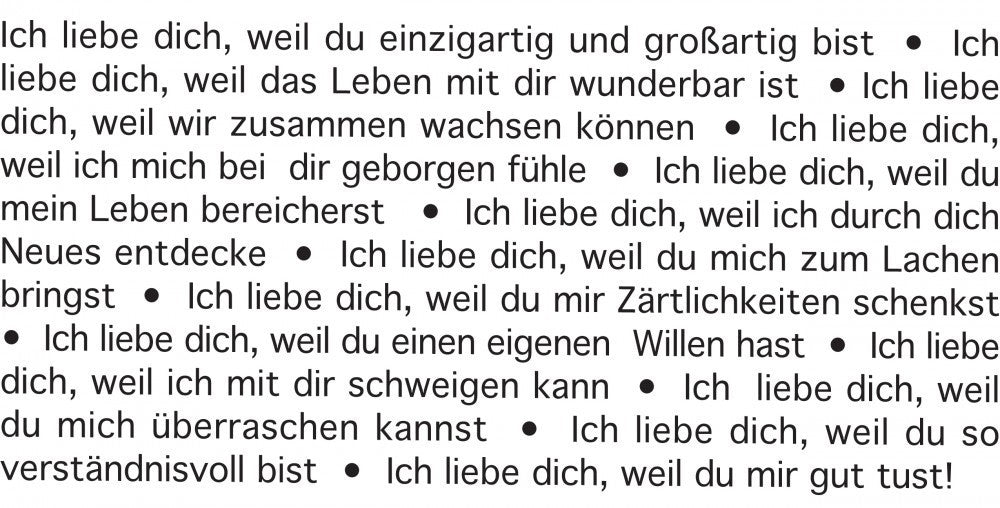 Wortlichtkerze Sinntexte LEUCHTENDE HERZENSBOTSCHAFTEN Bulla Design