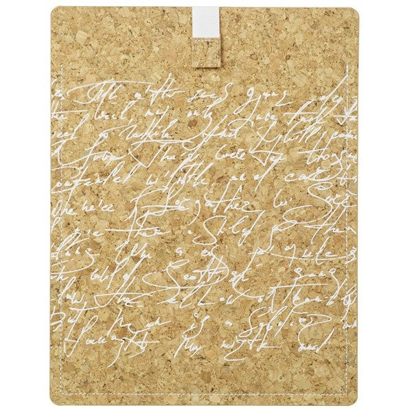 Ipad Hülle Kork SCHRIFT Ipad Tasche