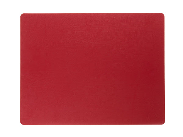 Tischset Platzset Square rechteckig L (35x45cm) Bull Leder - LindDNA