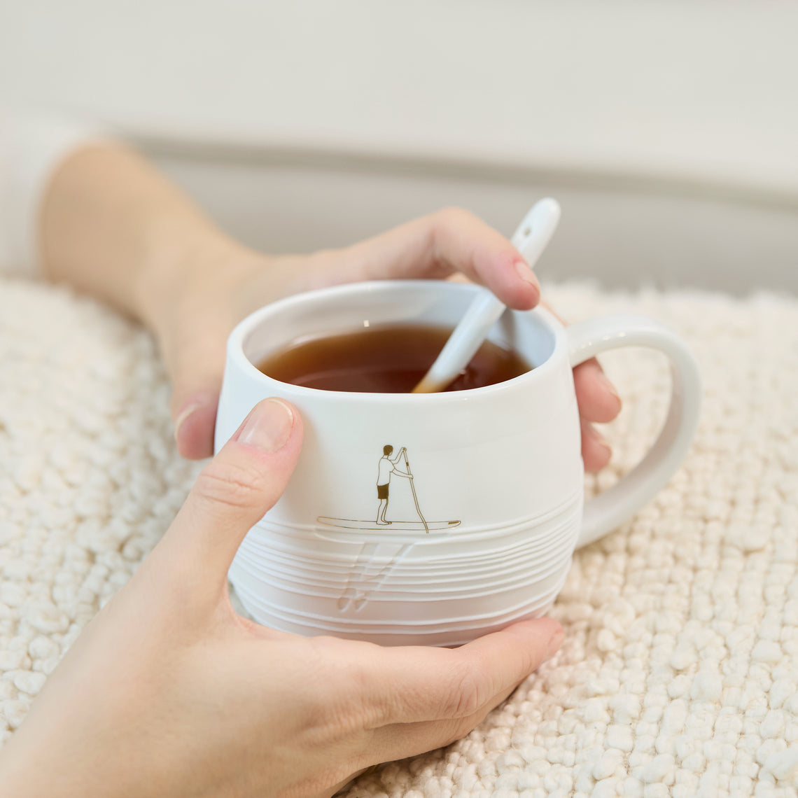Tasse "Lass dich treiben" - Räder Design