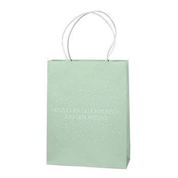 Geschenktüte groß "Herzlichen Glückwunsch" - Räder Design