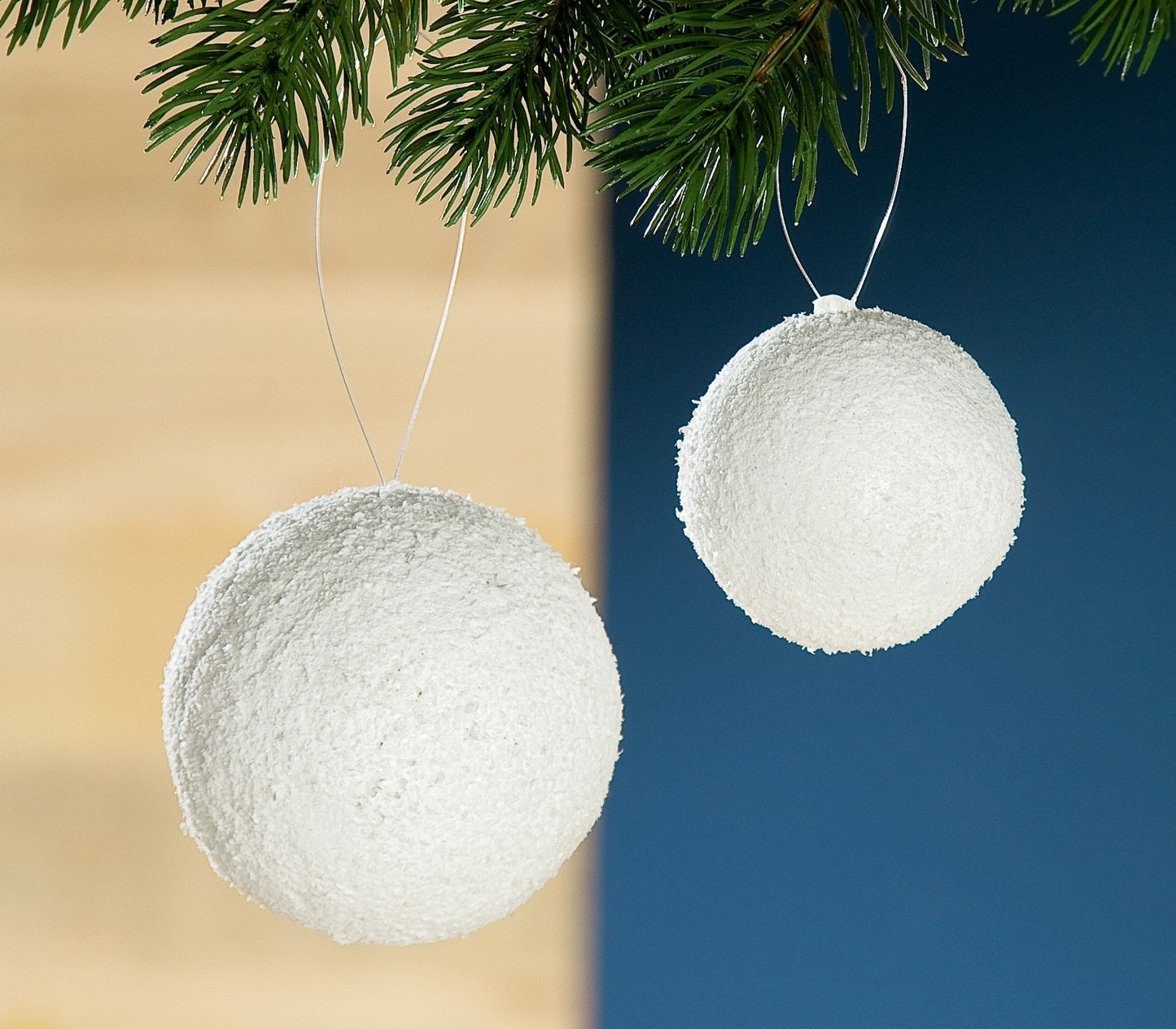 Hängedekoration Aufhänger Fensterdekoration Schneeball Hänger 6er Set Gilde