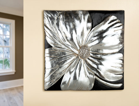 Wandrelief Wandbild "Mondblüte" - Gilde Handwerk