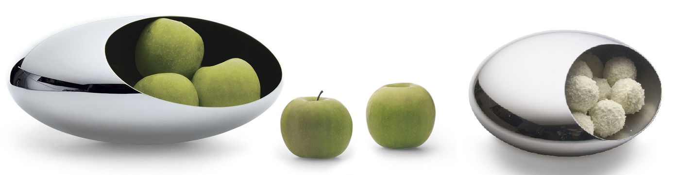 2er-Set Cocoon Fruchtchale+Naschschale - Philippi Design