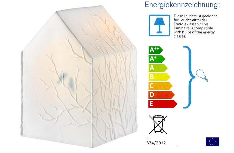 Hauslampe Zweige Porzellan - Räder Design