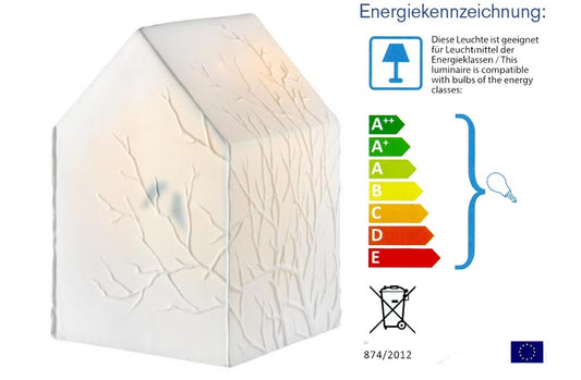 Hauslampe Zweige Porzellan - Räder Design