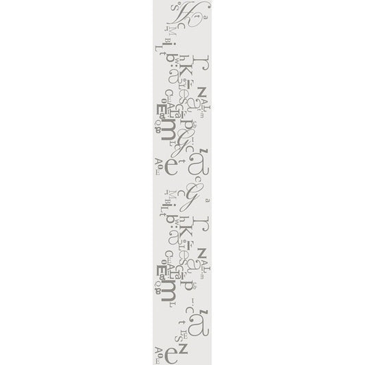 Schal BUCHSTABEN Poesieschal - Räder Design