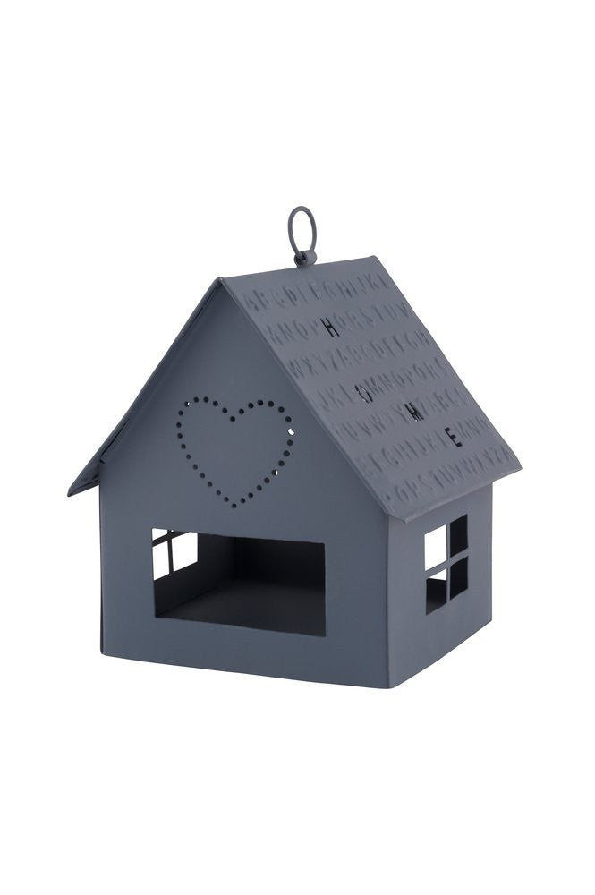 Windlicht Häuschen "home is where the heart is" klein - Gift Company