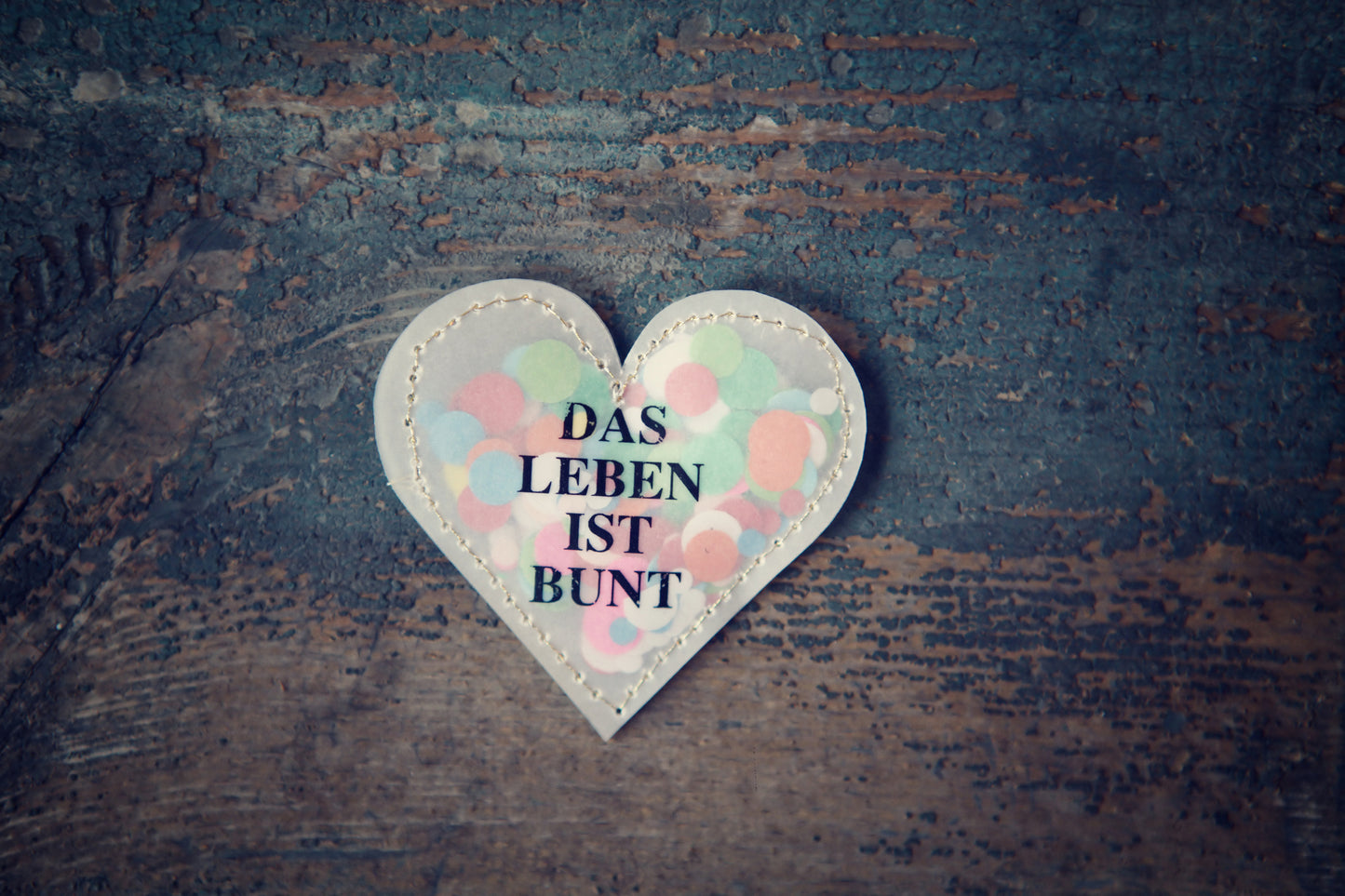 Konfettiherzen 12er Set - Good old friends