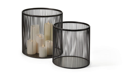 Nobo Windlicht 2er Set hochwertiger Kerzenhalter 30x30x30 - Philippi Design