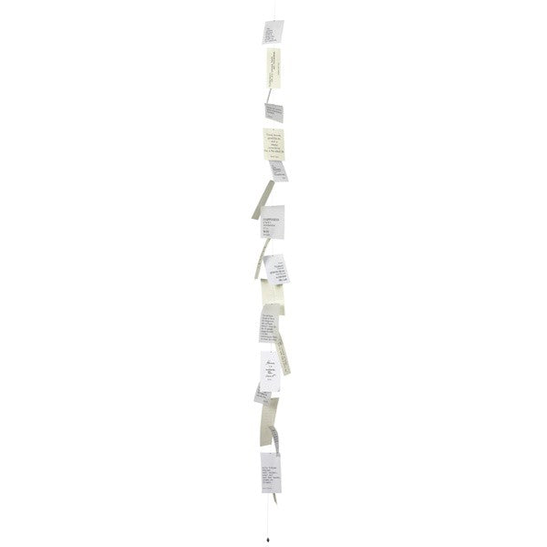 Poesiekette Dekohänger weiß 185 cm - Räder Design