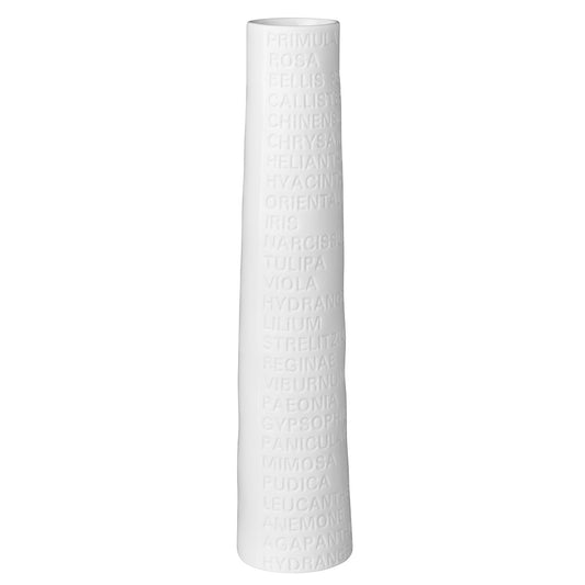 Vase groß Blumenvase Tischvase Porzellanvase Räder