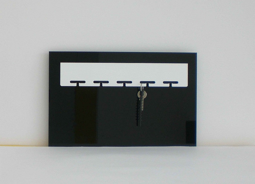 Schlüsselboard KEY FIVE schwarz Schlüsselbrett