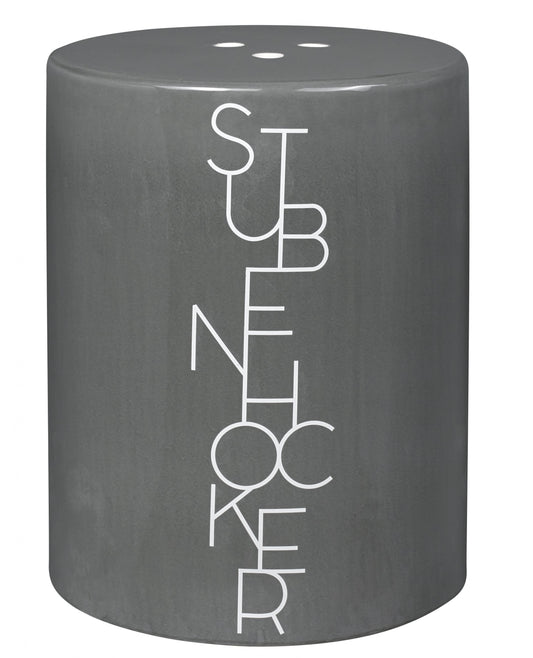 Porzellanhocker STUBENHOCKER Hocker Porzellan Sitzhocker Räder